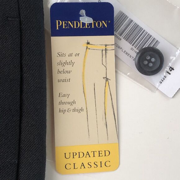 Pendleton Women’s Career Complements Updated Pants Wool Size 14 NWT - Picture 12 of 15